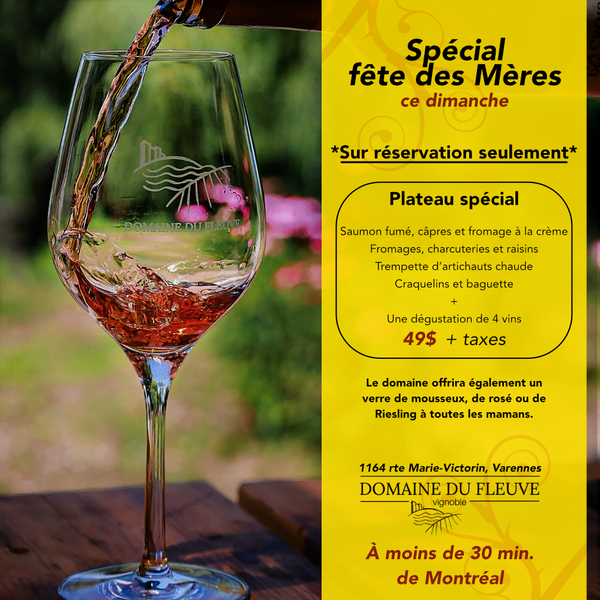 Spécial fête des Mères au Domaine du Fleuve